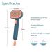Self-Cleaning Cat Brush for Short-Haired Cats | Aumuca Pet Hair Brush - Removes Mats & Loose Fur (Green) - Buy Online on GoSupps.com