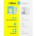 LitBear Acne Pimple Patches Blue & Yellow Star Shaped Acne Cover Patch Hydrocolloid Acne Patches For Face Zit Patch Acne Dots Add Tea Tree Oil 112 Patches 14mm & 10mm Sky Blue & Yellow Star - Buy Online on GoSupps.com