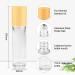 10ml Clear Refillable Glass Roll on Bottles 12pcs Set - Bamboo Roller Bottle for Essential Oils, Perfume Samples - Stainless Steel Roller Ball, Bamboo Cap - Buy Online on GoSupps.com