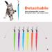 Interactive Cobee Cat Toys with Springs - 6 Colorful Plush Worms & Bells for Cats - Retractable & Replacement Furry Tail Toys - Buy Online on GoSupps.com