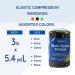 Degasa Elastic Bandage Wrap 1 Pack - Random Color - Support for Ankle, Knee, Wrist, Leg - First Aid Compression Roll 3W x 5.4 yds L - Buy Online on GoSupps.com
