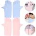 Beavorty 2 Pairs sun gloves pink gloves UV protection gloves for nail UV gloves for gel nail lamp nail art UV gloves nail art supplies nail UV gloves manicure Accessories Nylon 21x12x0.1cm 1.0 - Buy Online on GoSupps.com