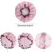 4 Pcs Reusable Waterproof Shower Cap Set for Women - Elastic Double Layers Bath Caps - Multicolored - Medium Size 10.6 - Buy Online on GoSupps.com