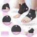 Buy Hilph Gel Heel Socks - Silicone Moisturizing Open Toe Foot Care Spa Socks for Dry Skin - 2 Pairs - Comfy Day & Night Relief - Buy Online on GoSupps.com