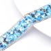 Blue Crystal Rhinestone Trim Hotfix Ribbon | DIY Wedding Bridal Dress Shoes Decor | 2cm Width - Buy Online on GoSupps.com