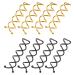 Csirnto hair spiral 20 pieces spiral hair needles spiral hair clip spiral pin metal twist spiral hair pin clips spin clip roll hair needle spiral hairpins for hair styling