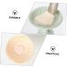 FRCOLOR Set of 4 Makeup Brush Exfoliating Pad Makeup Tools Makeup Applicator Made of Silicone Beauty Cleaning Mat Portable Makeup Washer Makeup Accessories Platinum Silica Gel Makeup Brush - Buy Online on GoSupps.com