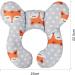 Baby Travel Pillow - Head & Neck Support Cushion for Infant 0-1 Year Old | Car Seat, Pushchair, Stroller | Fox Design - Buy Online on GoSupps.com