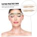 Beavorty Eyebrow Practising Skin 10pcs eyebrow practice skin tattoo practice skin fake skin eyebrow headband eyebrow pencil blank Micro- Blading Practice Skin 22X3X0.2CM Skin Color - Buy Online on GoSupps.com