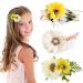 3 Pieces Artificial head flower hair clips floral Barrettes Hair Bow Accessories for Baby Girl Toddles fabric flower hairclips one size Clip set #10 - Buy Online on GoSupps.com
