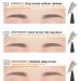 BBIA Last Auto Eyebrow Pencil - Slim 7 Colors Waterproof Dual-Sided Brush Ultra Fine Brow Definer for Perfect Eyebrows - Korean Makeup (04 Chocolate Brown - Buy Online on GoSupps.com