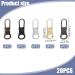 20-Piece Replacement Zipper Slide Set - Metal Zipper Pulls for Jeans Backpacks Suitcases & More | Zipper Repair Kit in 5 Colors - Buy Online on GoSupps.com