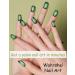 TrueShei Nail Foils - Green Shading UV Gel Nail Film | 20 Self-Adhesive Nail Stickers & Gellack Wraps | Perfect for Stunning Green Halo Manicures - Buy Online on GoSupps.com
