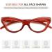 Eyekepper Cat-Eye Style Reading Glasses for Women - Chic Red 4.0x Readers | International Shipping Available - Buy Online on GoSupps.com