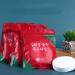 Compressed Disposable Face Towel Tablets - Travel-Friendly Water Absorbent Outdoor Cotton Towels - 1 Pack (Red - Buy Online on GoSupps.com