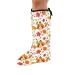 LedBack Thanksgiving Cast Cover Leg Cast Covers Fashion Autumn Leaves Foot Cast Boot Thanksgiving Decorations Turkey Cast Sock Cover for Foot Non Slip White Size S Turkey Maple Leaves Small