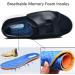 GSFY Men's Extra Wide Diabetic Shoes Blue 11.5 - Adjustable Closure, Lightweight Edema Sneakers for Elderly Swollen Feet - Buy Online on GoSupps.com