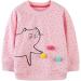 Girls Sweatshirt for Kids Cotton Top Casual Jumper Girl T Shirt Toddler Clothes Long Sleeve Pullover Age 1-12 Years 1-2 Years Cat