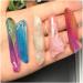 5 Pack Natural Crystal Points Rainbow Titanium Treated Quartz Rods Natural Quartz Crystal Minerals s - Buy Online on GoSupps.com