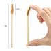 100 Pcs Disposable Bamboo Mascara Wands for Eyelash Extensions - Spooly Eyelash Brushes in Brown - Buy Online on GoSupps.com