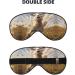Goat Frolic Print Unisex Sleep Eye Mask | Soft Comfort Eye Shade for Travel Yoga & Shift Work - Buy Online on GoSupps.com