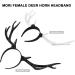 FRCOLOR Christmas Antler Headband Deer Horn Hair Hoop Christmas Holiday Cosplay New Years Decor(White) - Buy Online on GoSupps.com