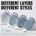 TOMICCA Grey Blue Jelly Gel Nail Polish - Sheer Teal Color, Quick Dry & Soak Off U V Gel Nails for DIY Nail Art - Buy Online on GoSupps.com