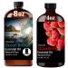 Ocean Breeze Essential Oil 8 Fl Oz and Strawberry Essential Oil 4 Fl Oz for Diffuser Humidifier Yoga Cleaning DIY Candle Soap Making Perfume Gift for Essential Oils