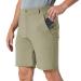 TBMPOY Men's Stretch Golf Work Shorts Cargo Hiking Lightweight Quick Dry Short for Travel Camping 5 Pockets 8-khaki 42
