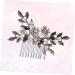 Housoutil 1pc Metal Hair Comb Hair Comb Hair Comb Retro Hair Comb Pearl Hair Comb Alloy Comb Pearl Comb Bridal Hair Comb Pearl Headpiece Tiara S870 Hand Made Wedding Accessories - Buy Online on GoSupps.com