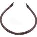  Mytoptrendz Braided Faux-Leather Headband All-Over Plaited Design Narrow Alices Hair Band Girls Women Trendy Hair Accessorie ((Dark Brown) - Buy Online on GoSupps.com