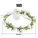 Bohemian Green Leaf Bridal Crown Headpiece for Wedding Ceremony & Festivals - Buy Online on GoSupps.com