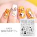 KADS Cute Rabbit Nail Art Stamping Plate - Manicure Template for Unique Nail Designs - Buy Online on GoSupps.com