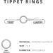 SF Lightweight Tippet Rings - 2mm 25LB Nickel - Fly Fishing Trout Line Connectors - 10 Pack - Buy Online on GoSupps.com