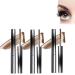Olivia Blaire Iron Wand Mascara 3D Curling Eyelash Iron Mascara Curling Iron Mascara Waterproof Long Lasting Lash Extensions Mascara Volume & Length Without Smudging (3CS-brown)