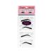 Frcolor 10pcs Eyebrow Stencils - Adhesive Brow Shaping Stickers for DIY Grooming | Makeup Beauty Tools - Buy Online on GoSupps.com