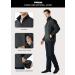 TSLA Men's Full-Zip Softshell Winter Jacket | Waterproof Fleece Lined | Dark Grey Medium - Buy Online on GoSupps.com