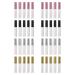 Cabilock Lot de 40 Tubes de Gloss L vres Vides 10 Ml Transparent et Abs tanche et Rechargeable pour Maquillage Voyage et Cosm tiques Diy Embouts Pinceau Int gr s 4 Couleurs