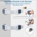 Child Safety Strap Cabinet Locks - 6 Pack Baby Proof Adjustable Latches for Cabinets, Drawers, Refrigerators - No Drilling Needed - Buy Online on GoSupps.com