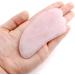 JOVIVI Gua Sha Scraping Massage Tool Set - Rose Quartz & Aventurine Wing-Shaped Guasha Board for Spa & Wellness - Buy Online on GoSupps.com