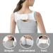 Adjustable Posture Corrector Back Support Shoulder Belt Rectify Straighten Correction Spine Corrector black L - Buy Online on GoSupps.com