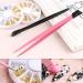 Nail Tweezers Double Sided Nail Art Sticker Silicone Press Rhinestone Picker Nippers Pink Brushes - Buy Online on GoSupps.com