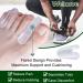 Welnove Gel Toe Separators for Bunions and Overlapping Toes - 8 Pack Medium Size - Silicone Toe Spacers for Pain Relief and Bunion Correction - Men and Women - Buy Online on GoSupps.com