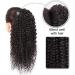 Pontail Extensions Black Ponytail Long Kinky Curly with Drawstring Hair Extension for Women Afro Braid Hairpiece Ponytail (Natural Black 2#/Approx. 35 cm) 059D - Buy Online on GoSupps.com