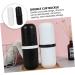 Anneomas 2-Piece Plastic Toothbrush Cup & Holder - Stylish Toothbrush Organizer for Home - Raccoon Design - Buy Online on GoSupps.com