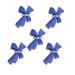 cdar Nail Charms Wide Application Eye-catching Decorative 3D Bow-Knot Nail Art Tips Ornaments Gift for Girl Blue