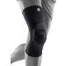 BAUERFEIND Knee Support with Silicone Ring | All Black XL - Adjustable Support for Right or Left Knee - International Shipping Available - Buy Online on GoSupps.com