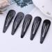50 Pieces Black Hair Clips - 5cm Metal Hair Accessories for Girls & Children - Perfect for Every Hairstyle - Buy Online on GoSupps.com