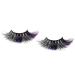 Shop 22mm 3D Fluffy Mink Glitter Lashes - Dramatic Purple Black Strip Lashes for Halloween Cosplay & Stage - Buy Online on GoSupps.com
