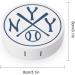 New York Baseball Contact Lens Storage Kit - Portable Cute Round Case with Mirror - Buy Online on GoSupps.com
